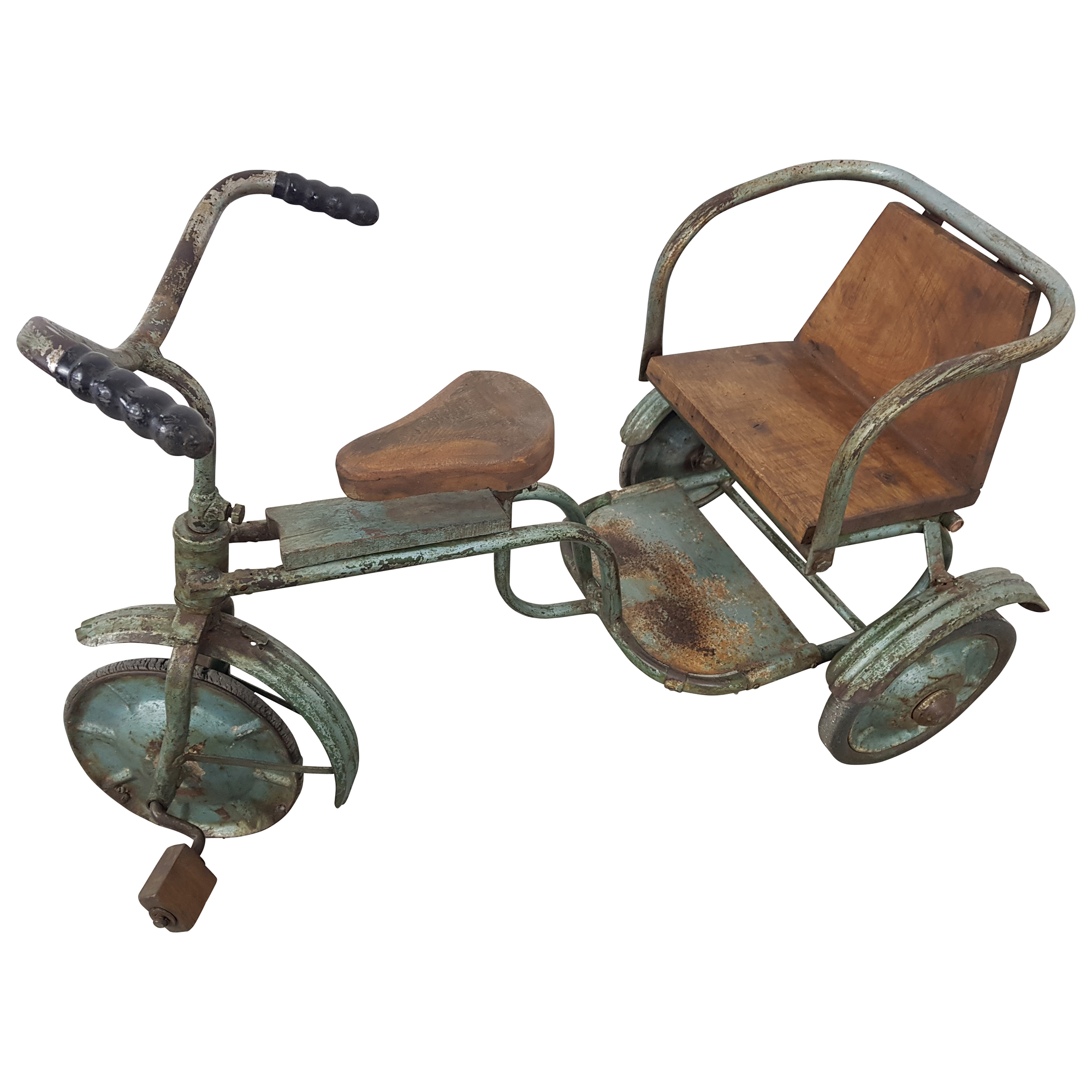 Dekoartikel Bike Fahrrad Metall Holz Vintage Design Industrial Stil Art Lounge