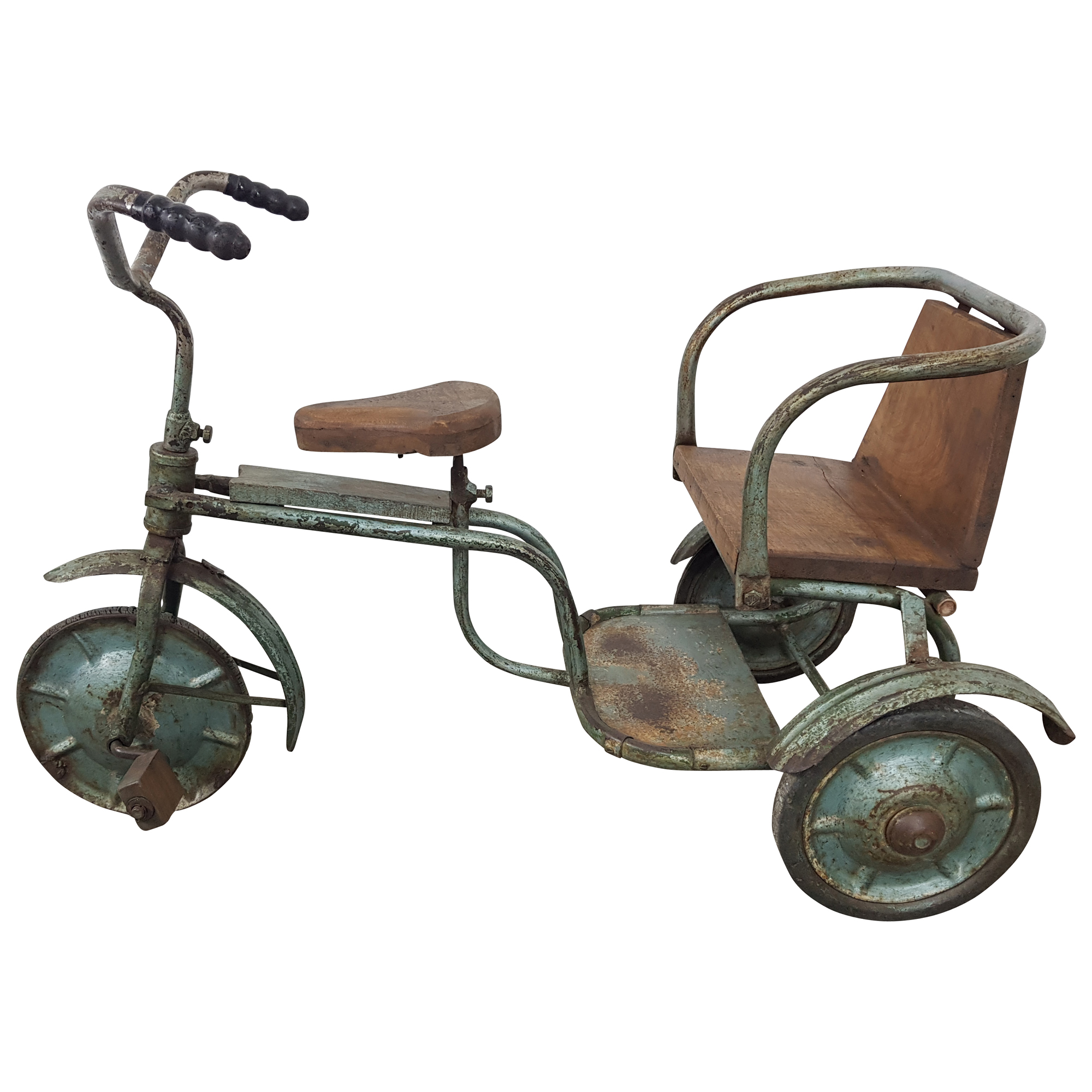 Dekoartikel Bike Fahrrad Metall Holz Vintage Design Industrial Stil Art Lounge