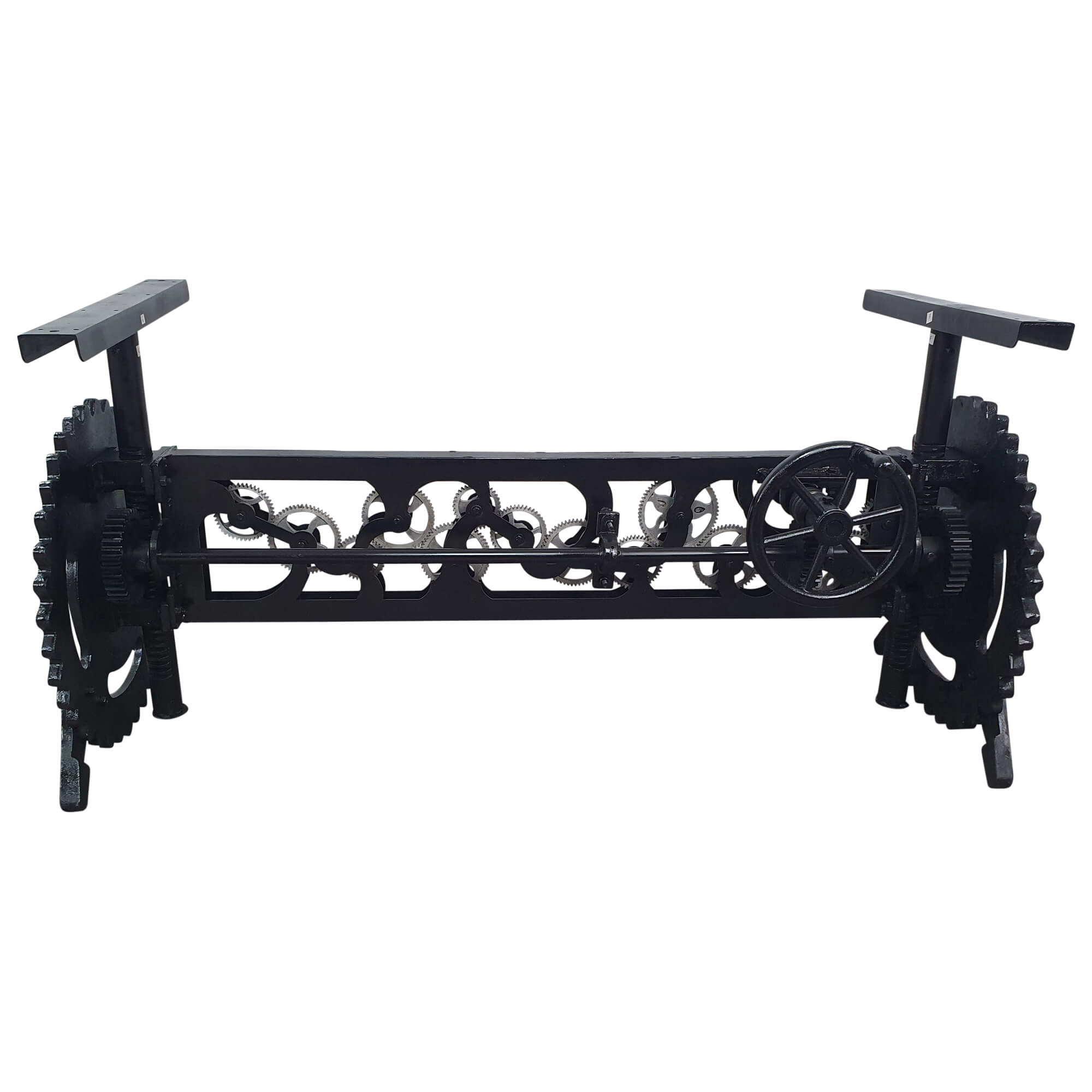 Esstisch Tischgestell höhenverstellbar mit Kurbel Esszimmertisch Vintage Crank Table